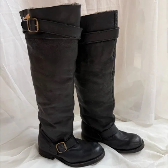Jeffrey Campbell Black Over the Knee Boots - Picture 3 of 8